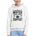 Instant Writer Just Add Coffee Author Book Writing Books Graphic Youth Hoodie Instant Writer Just Add Coffee Author Book Writing Books Graphic Youth Hoodie