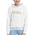 Jolabokaflod Because Books And Hot Chocolate T-Shirt Graphic Youth Hoodie Jolabokaflod Because Books And Hot Chocolate T-Shirt Graphic Youth Hoodie