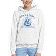 Just a Girl Who Loves Books Book Lover Bookish Graphic Youth Hoodie