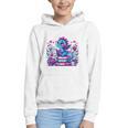 Just A Girl Who Loves Dragons And Books Cute Dragon Reading Premium Tri-Blend Graphic Youth Hoodie Just A Girl Who Loves Dragons And Books Cute Dragon Reading Premium Tri-Blend Graphic Youth Hoodie