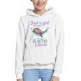 Just a Girl Who Loves Sloths And Books Graphic Youth Hoodie