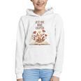 Just One More Chapter Book Lovers Floral Graphic Youth Hoodie Just One More Chapter Book Lovers Floral Graphic Youth Hoodie