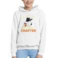 Just One More Chapter Fun Cat Coffee Reading Book Premium Tri-Blend Graphic Youth Hoodie