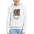 Librarian Book Return Cart This Is How I Roll Graphic Youth Hoodie Librarian Book Return Cart This Is How I Roll Graphic Youth Hoodie