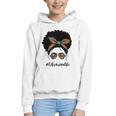 Librarian Teacher Messy Bun Life Book Library Back To School Graphic Youth Hoodie Librarian Teacher Messy Bun Life Book Library Back To School Graphic Youth Hoodie