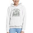 Libraries Are For Everyone Racoon Read Banned Book Librarian Graphic Youth Hoodie Libraries Are For Everyone Racoon Read Banned Book Librarian Graphic Youth Hoodie