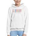 Library Squad Librarian Book Lover Bookworm Graphic Youth Hoodie