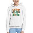 Lifting To Hold More Books Weightlifting Workout Gym Lover Graphic Youth Hoodie