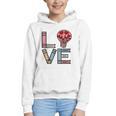 Love Books Reading Graphic Youth Hoodie