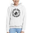 Love God Drink Coffee Read Books Christian Book Lover Graphic Youth Hoodie Love God Drink Coffee Read Books Christian Book Lover Graphic Youth Hoodie
