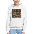 Melanin Afro Women Educated Reading Book History Girls Graphic Youth Hoodie