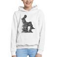 Men Pixel Art Geometric Book Human Drawing Graphic Men Graphic Youth Hoodie