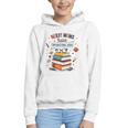 Nerdy Moms Raise Interesting Kids Books Science Graphic Youth Hoodie