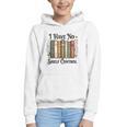 I Have No Shelf Control Flower Book Bookish Graphic Youth Hoodie I Have No Shelf Control Flower Book Bookish Graphic Youth Hoodie