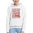 North Pole Book Club Christmas Graphic Youth Hoodie North Pole Book Club Christmas Graphic Youth Hoodie