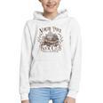 North Pole Book-Club Hot Cocoa Served Daily Christmas Book Graphic Youth Hoodie