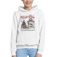 North Pole Book Club Book Lover Bookish Bookworm Christmas Graphic Youth Hoodie