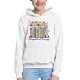 Occupational Therapy Wildflower Book OT Therapist Assistant Graphic Youth Hoodie Occupational Therapy Wildflower Book OT Therapist Assistant Graphic Youth Hoodie