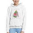 Oh What Fun It Is To Read Book Christmas Tree Premium Tri-Blend Graphic Youth Hoodie