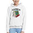 It Is Okay To Be a Grumpy Old Man Book Lover Premium Graphic Youth Hoodie