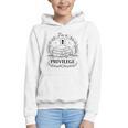 Im A Privilege Vintage Book Illustration Graphic Youth Hoodie