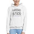 Published Author Est 2024 Ask Me About My Book Authors Books Graphic Youth Hoodie