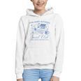 Published Authors Social Club Women Vintage Poet Book Writer Graphic Youth Hoodie
