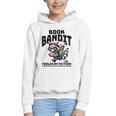 Racoon-Bookworm-Book Bandit-Fueled By Fiction Graphic Youth Hoodie