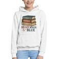 Read Blue Liberty Books July 4th Independence Graphic Youth Hoodie Read Blue Liberty Books July 4th Independence Graphic Youth Hoodie
