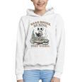 Read Books Be Kind Stay Weird Skeleton Reading Book Lover Graphic Youth Hoodie