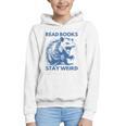 Read Books Stay Weird Graphic Youth Hoodie