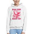 Read Your Heart Out Valentines Day Book Lover Bookish Teach Graphic Youth Hoodie