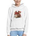 I Read Because Roasting People Is Frowned Upon Dragon Book Premium Tri-Blend Graphic Youth Hoodie