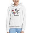 Read Between The Wines Im Just a Girl Who Loves Books & Wine Graphic Youth Hoodie Read Between The Wines Im Just a Girl Who Loves Books & Wine Graphic Youth Hoodie