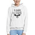A Reader Without Their Book Is A Tragedy Dragon Rider Graphic Youth Hoodie