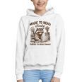Reading Book Lover Made To Read Books Forces To Read Emails Graphic Youth Hoodie