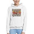 Reading Bookmarks Are For Quitters Reader Book Lovers Graphic Youth Hoodie