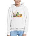 Reading Books Librarian Reader Nerd I'm Ok Teacher Graphic Youth Hoodie