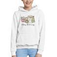 Reading All The Way Christmas Book Lover For Women And Teens Graphic Youth Hoodie Reading All The Way Christmas Book Lover For Women And Teens Graphic Youth Hoodie