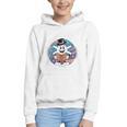 Reading Is Snow Much Fun Snowflake Top Hat Book Fan Winter Graphic Youth Hoodie