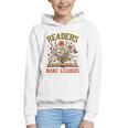 Reading Squad Book Lover Bookish Floral Readers Make Leaders Graphic Youth Hoodie Reading Squad Book Lover Bookish Floral Readers Make Leaders Graphic Youth Hoodie