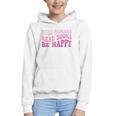 Ride Horses Read Books Be Happy Groovy Book Horse Premium Graphic Youth Hoodie