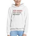 Ride Horses Read Books Be Happy Horse Riders Quote Graphic Youth Hoodie Ride Horses Read Books Be Happy Horse Riders Quote Graphic Youth Hoodie