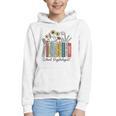 School Psychologist Book Psychology Teacher Appreciation Graphic Youth Hoodie