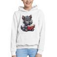 Scottish Terrier Reading a Book Dog Graphic Youth Hoodie