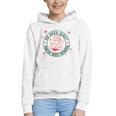 He Sees What You'Ve Been Reading Christmas Book Lover Shirt Graphic Youth Hoodie