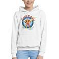 Shazam Comic Book Art Heroic Portrait Vintage Graphic Youth Hoodie