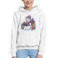 Snowman Reading Book Lovers Christmas Bookworm Librarian Graphic Youth Hoodie Snowman Reading Book Lovers Christmas Bookworm Librarian Graphic Youth Hoodie