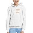 Stay Home Read Books Love Dogs Graphic Youth Hoodie