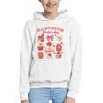 Valentines Reading Book Lover All Booked For Valentine's Day Graphic Youth Hoodie